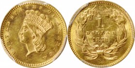 Gold Dollar

1873 Gold Dollar. Open 3. MS-63 (PCGS).

PCGS# 7573. NGC ID: 25DB.

Estimate: $ 400