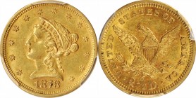Liberty Head Quarter Eagle

1878-S Liberty Head Quarter Eagle. AU-58 (PCGS).

PCGS# 7829. NGC ID: 25KZ.

From the Collection of Silas Stanley Ro...
