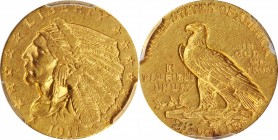 Indian Quarter Eagle

1911 Indian Quarter Eagle. AU-50 (PCGS).

PCGS# 7942. NGC ID: 2893.

From the Collection of Silas Stanley Roberts, 1888-19...