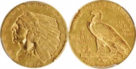 Indian Quarter Eagle

1914 Indian Quarter Eagle. AU-58 (PCGS).

PCGS# 7946. NGC ID: 2898.

Estimate: $ 400
