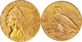 Indian Quarter Eagle

1929 Indian Quarter Eagle. MS-63 (PCGS).

PCGS# 7953. NGC ID: 289F.

Estimate: $ 450