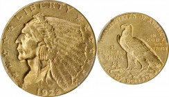 Indian Quarter Eagle

1929 Indian Quarter Eagle. MS-62 (PCGS).

PCGS# 7953. NGC ID: 289F.

Estimate: $ 300