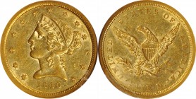 Liberty Head Half Eagle

1840 Liberty Head Half Eagle. Broad Mill. AU-55 (NGC).

PCGS# 8194. NGC ID: 25SA.

From the Steve Studer Collection.
...