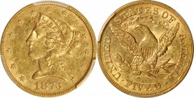 Liberty Head Half Eagle

1873 Liberty Head Half Eagle. Open 3. AU Details--Scratch (PCGS).

PCGS# 8328. NGC ID: 25WK.

From the Collection of Si...