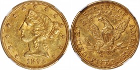 Liberty Head Half Eagle

1893-O Liberty Head Half Eagle. Winter-1. AU-58 (NGC).

PCGS# 8385. NGC ID: 25YC.

From the Trebuchet Collection.

Es...