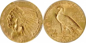 Indian Half Eagle

1911 Indian Half Eagle. MS-63 (PCGS).

PCGS# 8520. NGC ID: 28DP.

Estimate: $ 900