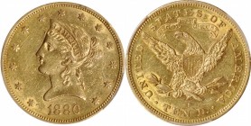 Liberty Head Eagle

1880-S Liberty Head Eagle. AU Details--Gouged (PCGS).

PCGS# 8690. NGC ID: 265V.

Estimate: $ 1000