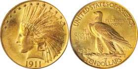 Indian Eagle

1911 Indian Eagle. AU-58 (PCGS).

PCGS# 8868. NGC ID: 28GT.

Estimate: $ 850