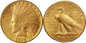 Indian Eagle

1914-D Indian Eagle. MS-62 (PCGS).

PCGS# 8876. NGC ID: 28H3.

Estimate: $ 975