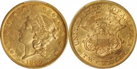 Liberty Head Double Eagle

1860 Liberty Head Double Eagle. AU-53 (PCGS).

PCGS# 8929. NGC ID: 269D.

From the Collection of Silas Stanley Robert...