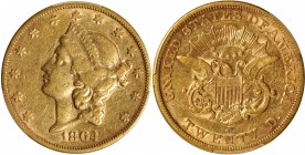 Liberty Head Double Eagle

1864-S Liberty Head Double Eagle. EF-40 (PCGS).

PCGS# 8942. NGC ID: 269T.

From the Collection of Silas Stanley Robe...