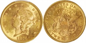 Liberty Head Double Eagle

1876-S Liberty Head Double Eagle. MS-61 (PCGS).

PCGS# 8978. NGC ID: 26AX.

From the Collection of Silas Stanley Robe...