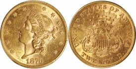 Liberty Head Double Eagle

1876-S Liberty Head Double Eagle. MS-61 (PCGS).

PCGS# 8978. NGC ID: 26AX.

From the Collection of Silas Stanley Robe...