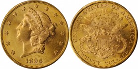 Liberty Head Double Eagle

1896-S Liberty Head Double Eagle. MS-62 (PCGS).

PCGS# 9030. NGC ID: 26CG.

Estimate: $ 1800