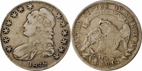 Circulating Contemporary Counterfeit U.S. Coins

1835 Contemporary Counterfeit Capped Bust Half Dollar. Die Struck. Lettered Edge. Fine.

A convin...