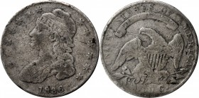 Circulating Contemporary Counterfeit U.S. Coins

1836 Contemporary Counterfeit Capped Bust Half Dollar. Cast. Davignon 1-A. Lettered(?) Edge. Fine....