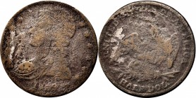 Circulating Contemporary Counterfeit U.S. Coins

1839-O Contemporary Counterfeit Capped Bust Half Dollar. Cast. Davignon 3-C. Reeded Edge. Very Good...