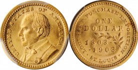 Louisiana Purchase Exposition Gold Dollar. McKinley Portrait

1903 Louisiana Purchase Exposition Gold Dollar. McKinley Portrait. MS-66 (PCGS).

PC...