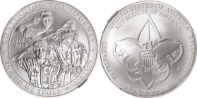 Boy Scouts of America Centennial Silver Dollar

Lot of (3) 2010-P Boy Scouts of America Centennial Silver Dollars. MS-70 (NGC).

PCGS# 418538. NGC...