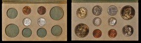 Mint Sets

1955 Mint Set. Mint State (Uncertified).

Housed in the original U.S. Mint packaging, with well preserved manila envelope and stamped a...