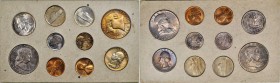 Mint Sets

1958 Mint Set. Mint State (Uncertified).

Housed in the original U.S. Mint packaging. (Total: 20 coins)

Estimate: $ 175