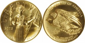 American Liberty High Relief $100 Gold Coin

2015-W American Liberty High Relief $100 Gold Coin. Early Releases. U.S. Treasurer Angela M. Buchanan S...