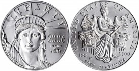 One-Ounce Platinum Eagle

2006-W One-Ounce Platinum Eagle. Burnished. First Strike. MS-70 (PCGS).

PCGS# 21123.

Estimate: $ 1500
