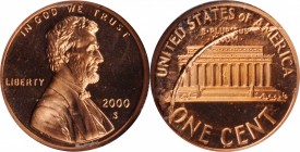 Mint Errors

2000-S Lincoln Cent--Reverse Struck Thru--Proof-68 RD Ultra Cameo (NGC).

Estimate: $ 600