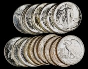 Rolls

Mixed Partial BU Roll of 1945 and 1946 Walking Liberty Half Dollars.

Housed in a plastic tube. Included are: (16) 1945; and (1) 1946.

F...