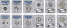 Miscellaneous U.S. Coins

Lot of (6) Late 19th and 20th Century Type Coins. (PCGS).

Included are: 1943/2-P Jefferson nickel, Unc Details--Spot Re...