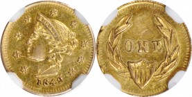 Western Gold Tokens

Canada--British Columbia. "1849" One Gold Token. G&L-332. MS-62 (NGC).

From the Norman G. Peters Collection.

Estimate: $ ...