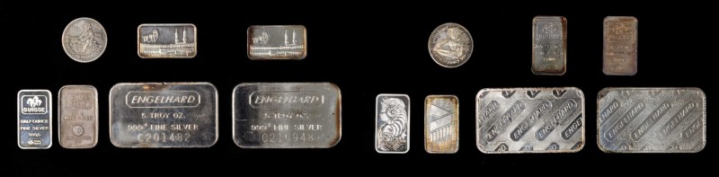 Ingots

Lot of (7) Silver Ingots and Rounds.

Included are: Ingots: Engelhar...