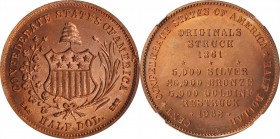 Confederate Half Dollar. Bashlow Restrike

1962 Confederate Half Dollar. Bashlow Restrike. Bronze. MS-67 RD (NGC).

From the Steve Studer Collecti...
