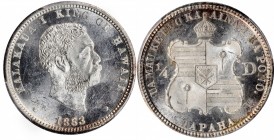 Hawaii Quarter Dollar

1883 Hawaii Quarter Dollar. Medcalf-Russell 2CS-3a. MS-64 (PCGS).

PCGS# 10987. NGC ID: 2C58.

Estimate: $ 400