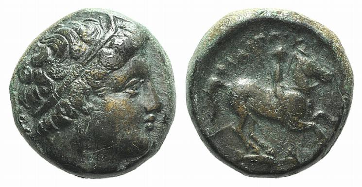 Kings of Macedon, Philip II (359-336 BC). Æ Unit (15mm, 5.90g, 12h). Uncertain m...