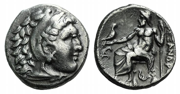 Kings of Macedon, Philip III (323-317 BC). AR Drachm (15mm, 4.21g, 1h). In the n...