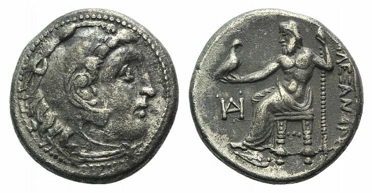 Kings of Macedon, Alexander III ‘the Great’ (336-323 BC). AR Drachm (17mm, 4.00g...