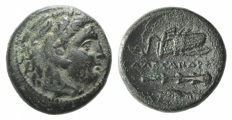 Kings of Macedon, Alexander III ‘the Great’ (336-323 BC). Æ Unit (17mm, 5.92g, 3...