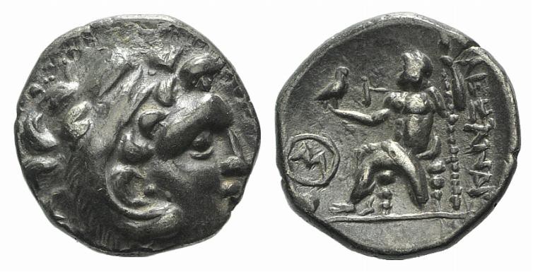 Kings of Macedon, Alexander III ‘the Great’ (336-323 BC). AR Drachm (16mm, 3.88g...