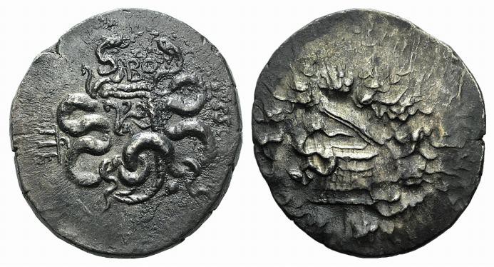 Mysia, Pergamon, c. 166-67 BC. AR Cistophoric Tetradrachm (28mm, 12.67g, 12h), c...