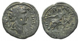 Phrygia, Cotiaeum. Pseudo-autonomous issue, time of Valerian and Gallienus, AD 253-260. Æ (24mm, 6.57g, 12h). Diogenes, son of Dionysus, archon. Diade...