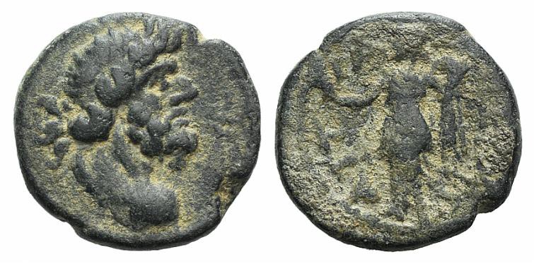 Pamphylia, Attalia. Pseudo-autonomous issue, 1st century AD. Æ (13mm, 2.27g, 6h)...