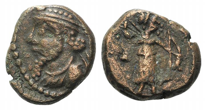 Kings of Elymais, “Prince A” (c. 200-250 AD). Æ Unit (12mm, 2.65g, 1h). Diademed...