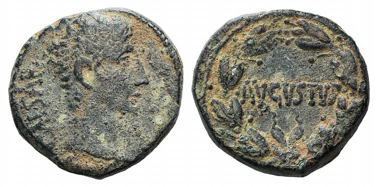 Augustus (27 BC-AD 14). Seleucis and Pieria, Antioch. Æ (23.5mm, 9.38g, 12h), c....