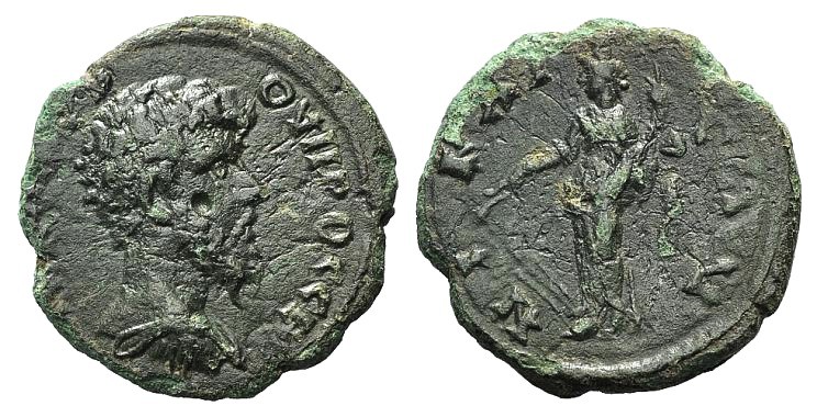 Lucius Verus (161-169). Bithynia, Nicaea. Æ (23mm, 6.20g, 7h). Bare-headed, drap...