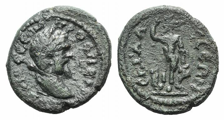Septimius Severus (193-211). Pisidia, Sagalassus. Æ (19mm, 4.67g, 6h). Laureate ...