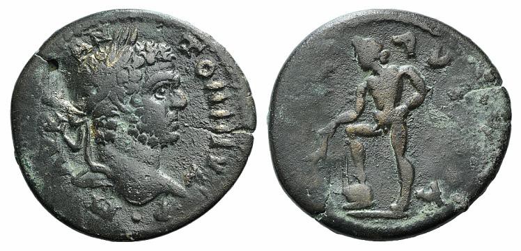 Caracalla (198-217). Troas, Alexandria Troas. Æ (25mm, 6.84g, 6h). Laureate head...