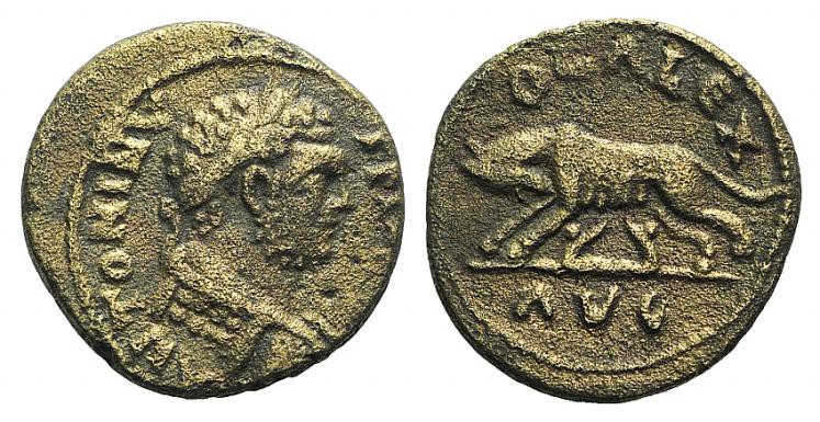 Caracalla (198-217). Troas, Alexandria. Æ (23mm, 8.13g, 7h). Laureate and cuiras...