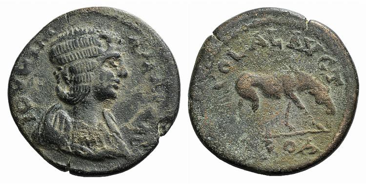Julia Mamaea (Augusta, 222-235). Troas, Alexandria Troas. Æ (24mm, 7.46g, 7h). D...