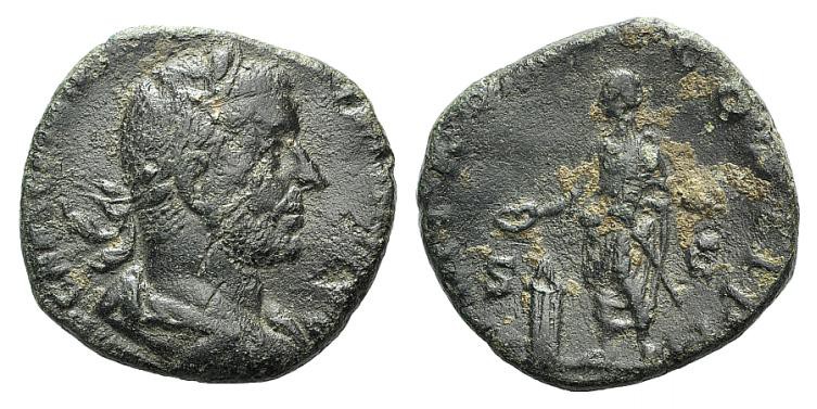 Trebonianus Gallus (251-253). Æ Sestertius (25mm, 11.23g, 12h). Rome, AD 253. La...